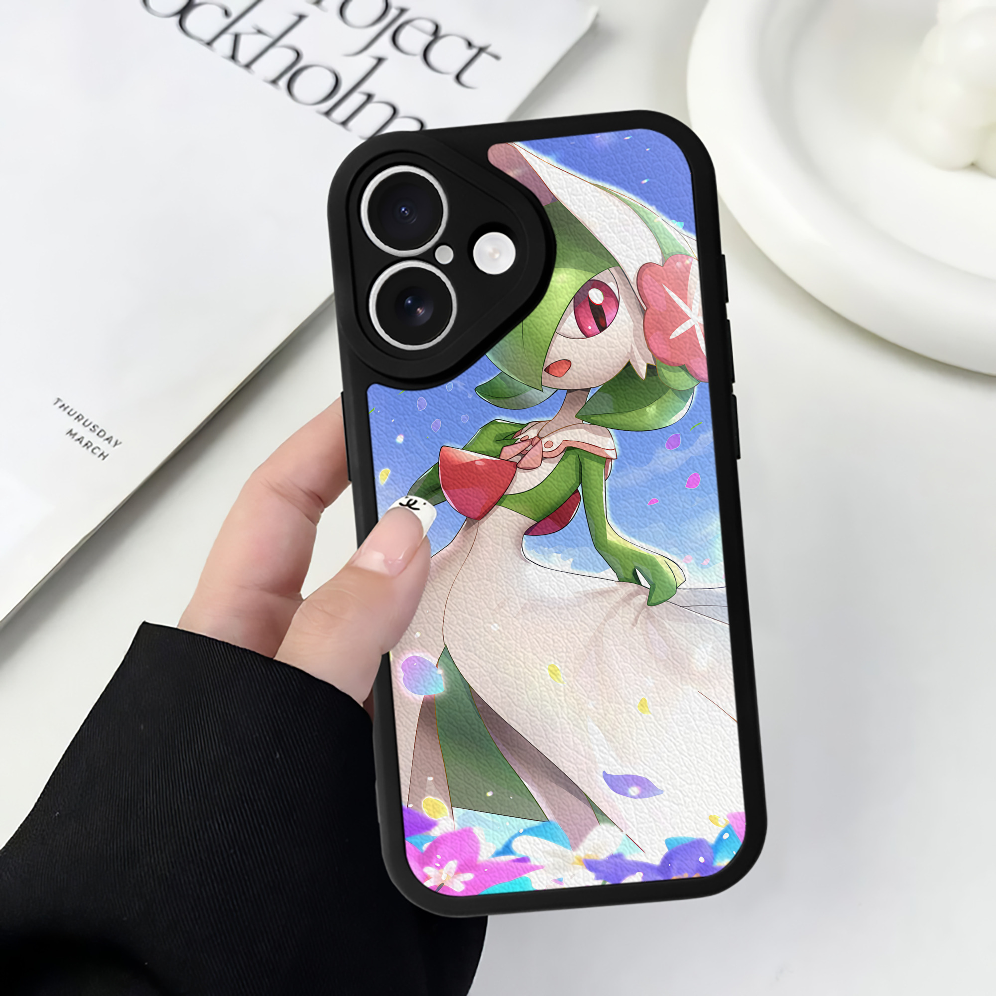 （画像用） ポケットモンスター Pokémon 【iPhone 16シリーズ対応】シリコンスマホケース（レザー調） 材質：シリコン
